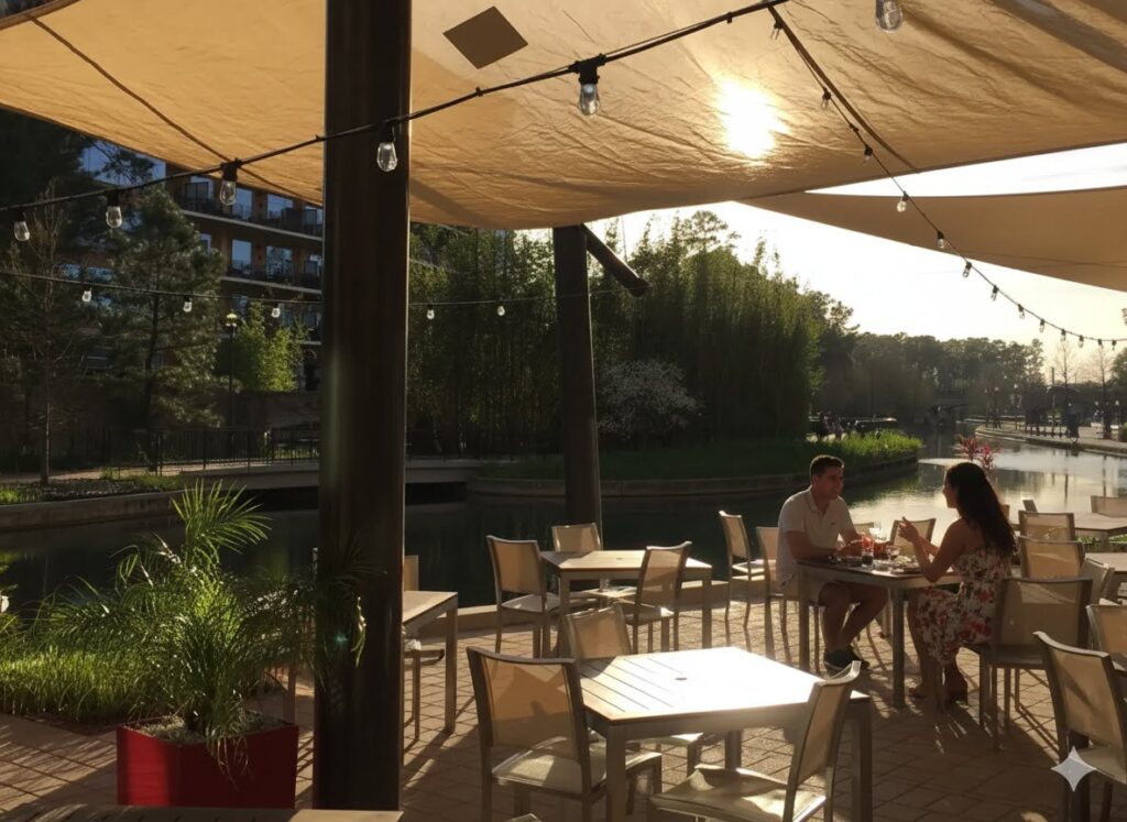 Churrascos The Woodlands TX – Restaurante latino con terraza al atardecer y cocina gourmet